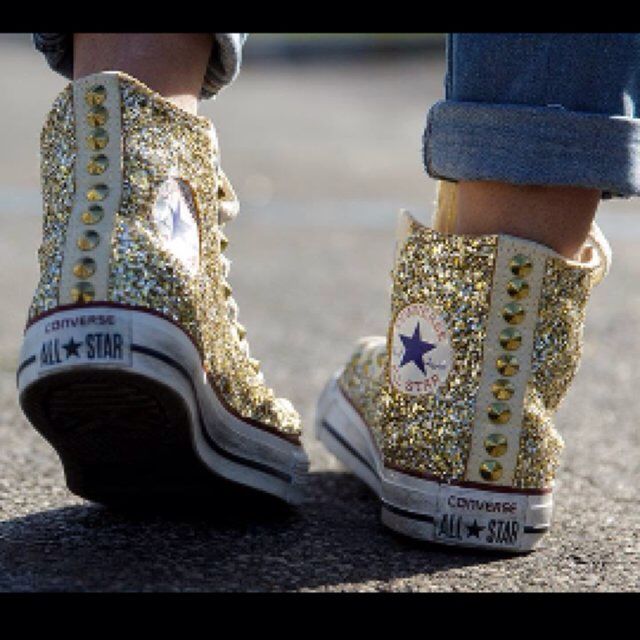 all star alte con brillantini