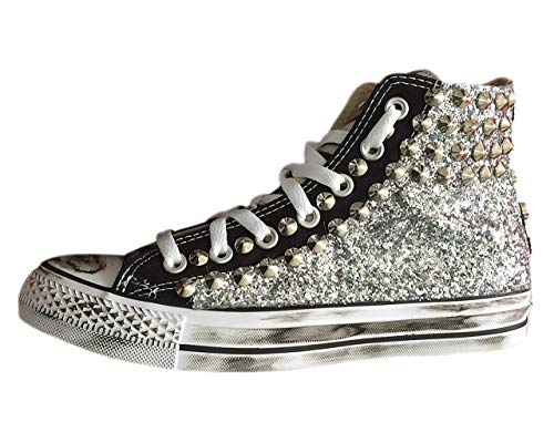 all star alte con brillantini