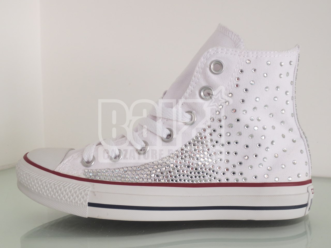 all star alte con brillantini