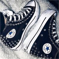 all star platform nere borchie