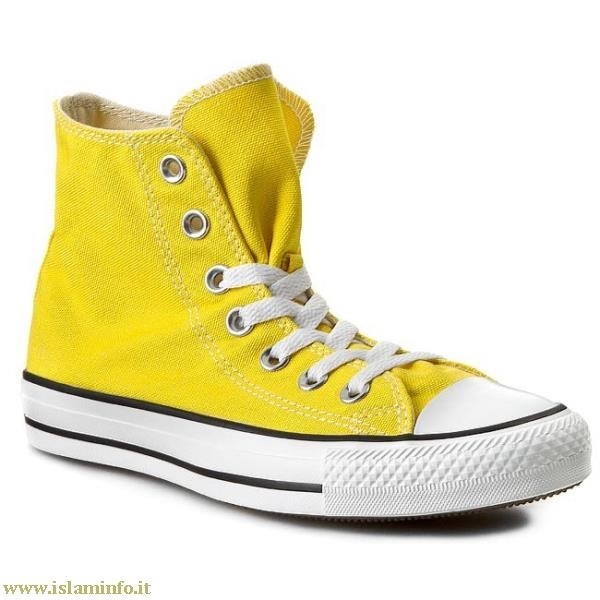 converse all star gialle alte