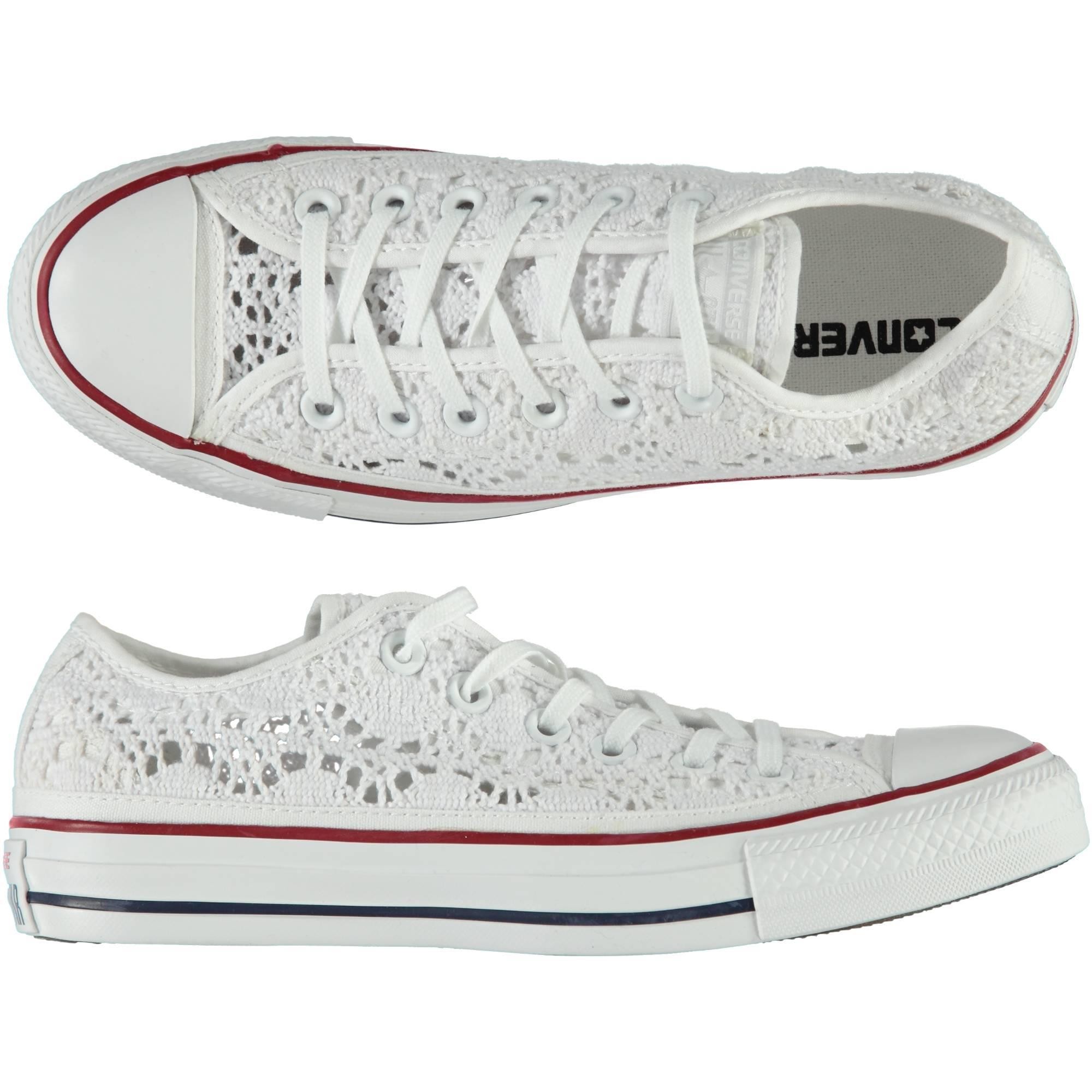 converse all star pizzo bianco