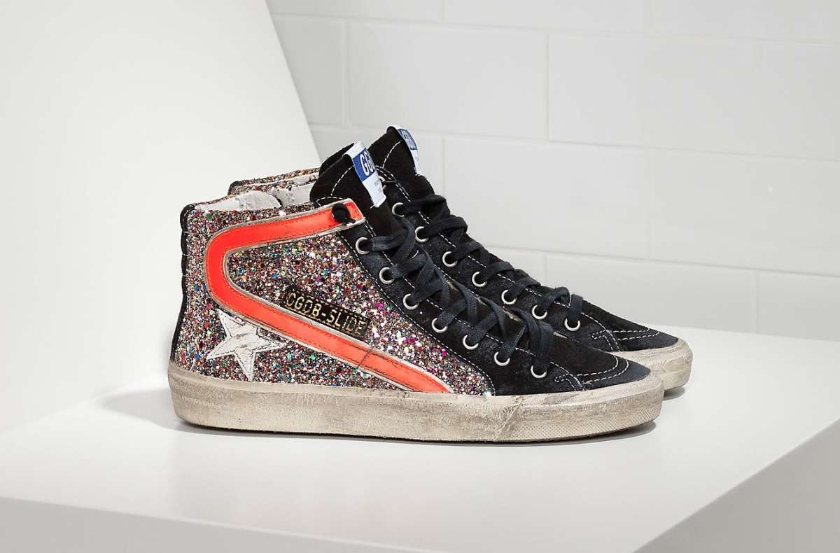 golden goose donna glitter