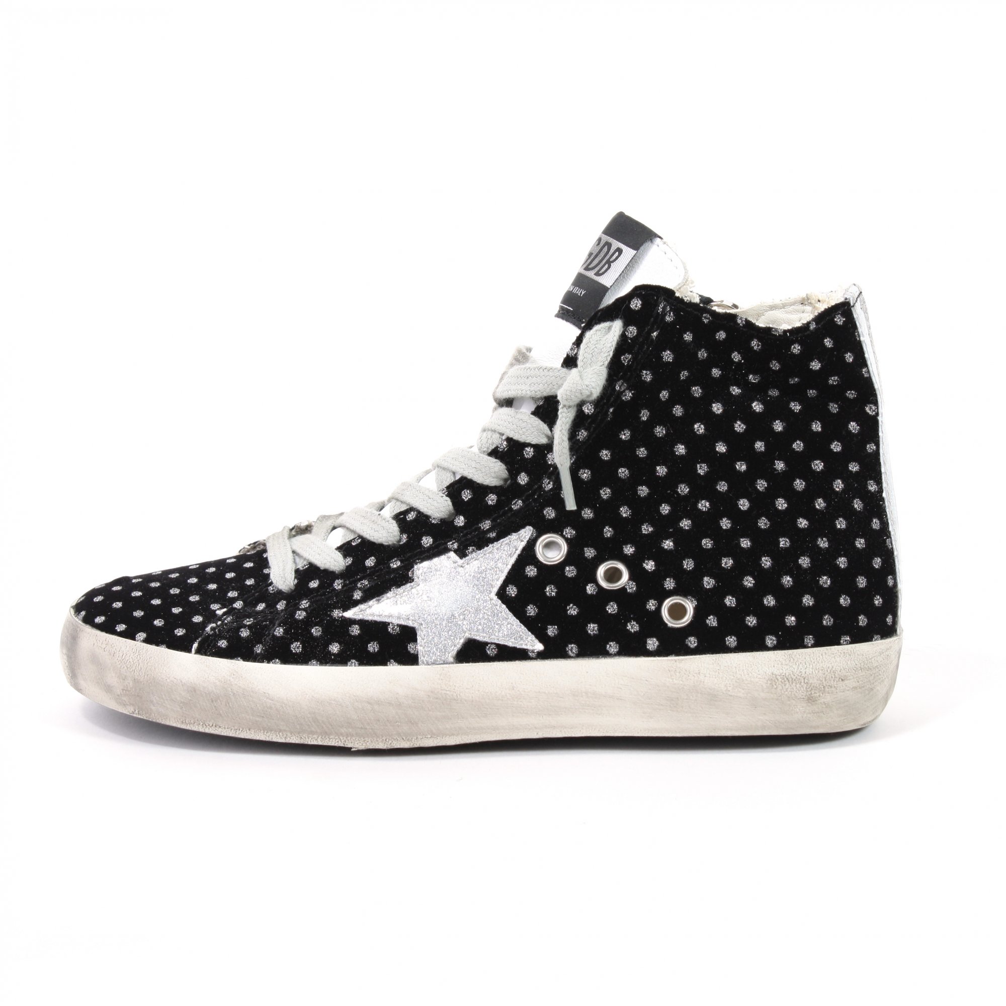 golden goose glitter azzurre